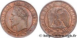Un centime Napoléon III, tête laurée, petit BB 1862 Strasbourg F.103/5