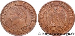 Un centime Napoléon III, tête laurée 1862 Strasbourg F.103/5