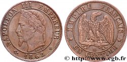 Un centime Napoléon III, tête laurée 1862 Strasbourg F.103/5