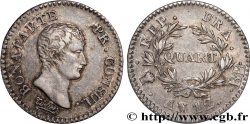 Quart (de franc) Bonaparte Premier Consul 1804 Strasbourg F.157/2 MBC 