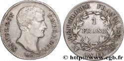 1 franc Napoléon Empereur, Calendrier révolutionnaire 1805 Lille F.201/39 TB+ 