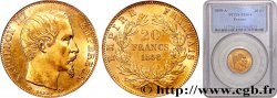 20 francs or Napoléon III, tête nue 1858 Paris F.531/13