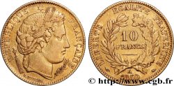 10 francs or Cérès, IIe République, levrette oreille haute 1850 Paris F.504/1