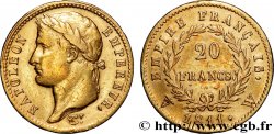 20 francs or Napoléon, tête laurée, Empire français 1811 Lille F.516/21