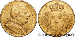 20 francs or Louis XVIII, buste habillé 1815 Lille F.517/18