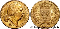 20 francs or Louis XVIII, tête nue 1817 Paris F.519/5