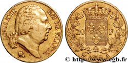 20 francs or Louis XVIII, tête nue 1819 Paris F.519/15