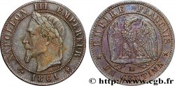 Un centime Napoléon III, tête laurée 1861 Strasbourg F.103/2