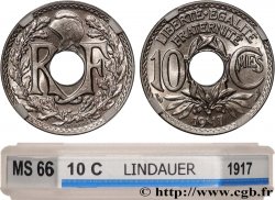 10 centimes Lindauer 1917  F.138/1 FDC66 GENI