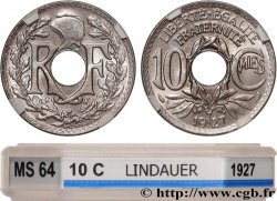 10 centimes Lindauer 1927  F.138/14 SPL64 GENI