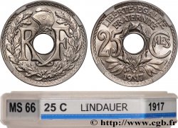 25 centimes Lindauer 1917  F.171/1 FDC66 GENI