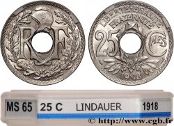25 centimes Lindauer 1918  F.171/2 FDC65 GENI