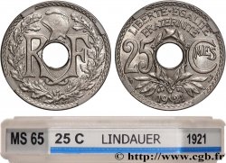 25 centimes Lindauer 1921  F.171/5