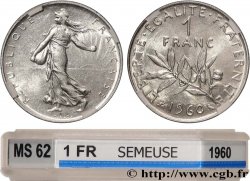 1 franc Semeuse, nickel 1960 Paris F.226/4 SUP62 GENI