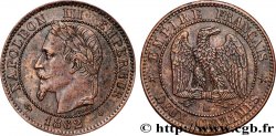Deux centimes Napoléon III, tête laurée 1862 Strasbourg F.108A/5