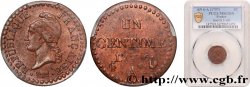 Un centime Dupré, 6 normal 1798 Paris F.100/3