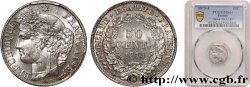 50 centimes Cérès, IIIe République 1873 Paris F.189/5 MS64 PCGS