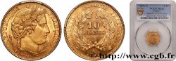 10 francs or Cérès, IIe République 1851 Paris F.504/3