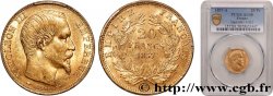 20 francs or Napoléon III, tête nue 1857 Paris F.531/12