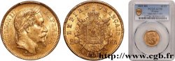 20 francs or Napoléon III, tête laurée 1865 Strasbourg F.532/12
