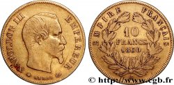 10 francs or Napoléon III, tête nue 1860 Strasbourg F.506/11 S 