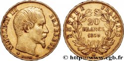 20 francs or Napoléon III, tête nue 1859 Strasbourg F.531/16