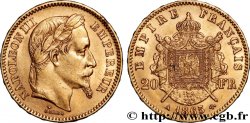 20 francs or Napoléon III, tête laurée 1865 Paris F.532/11