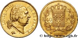 40 francs or Louis XVIII 1816 Perpignan F.542/4