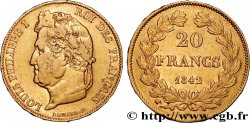 20 francs Louis-Philippe, Domard 1842 Lille F.527/28