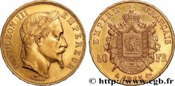 50 francs or Napoléon III, tête laurée 1865 Paris F.548/5