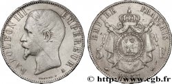 5 francs Napoléon III, tête nue 1857 Paris F.330/10