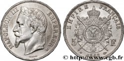 5 francs Napoléon III, tête laurée 1868 Strasbourg F.331/13