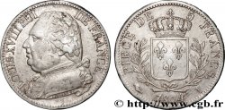 5 francs Louis XVIII, buste habillé 1814 Limoges F.308/6