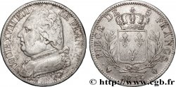 5 francs Louis XVIII, buste habillé 1815 Perpignan F.308/28