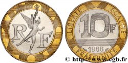 Essai de 10 francs Génie de la Bastille 1988 Pessac F.375/1