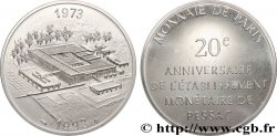 Module de 100 francs - 20e anniversaire de l’établissement monétaire de Pessac 1993 Paris GEM.243 1