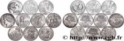 Lot de 10 pièces de 100 francs commémoratives - - F.-/