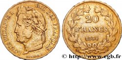 20 francs Louis-Philippe, Domard 1834 Lille F.527/10