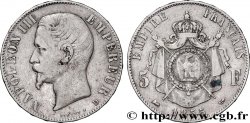 5 francs Napoléon III, tête nue 1855 Lyon F.330/5