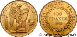 100 francs or Génie, tranche inscrite en relief Dieu protège la France 1886 Paris F.552/7