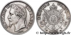 2 francs Napoléon III, tête laurée 1867 Strasbourg F.263/6