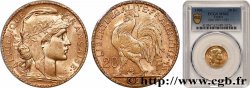 20 francs or Coq, Dieu protège la France 1900 Paris F.534/4