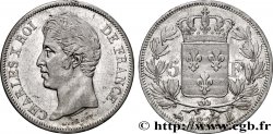 5 francs Charles X, 2e type 1827 Rouen F.311/2