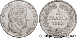 5 francs IIe type Domard 1833 Nantes F.324/26