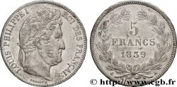 5 francs, IIe type Domard 1839 Paris F.324/75