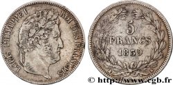 5 francs IIe type Domard 1839 Bordeaux F.324/80