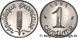 1 centime Épi, BE (Belle Épreuve), frappe monnaie 1991 Pessac F.106/48 var.