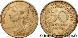 50 centimes Marianne, col à 4 plis 1962 Paris F.197/3
