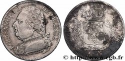 5 francs Louis XVIII, buste habillé 1814 Limoges F.308/6