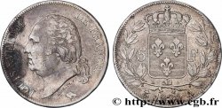 5 francs Louis XVIII, tête nue 1824 Paris F.309/88